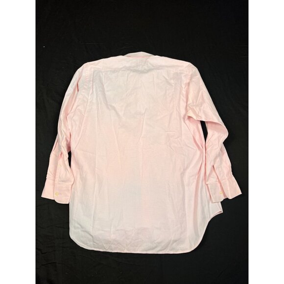 Paul Stuart Dress shirt Pink Button Down Long Sleeve Men's 16.5 L Nice - Picture 5 of 5